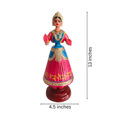The Icon of Grace – Kondapalli Dancing Doll | Tanjore Dancing Doll