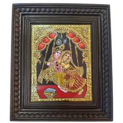 Radha Krishna – Classic Thanjavur Artistic Elegance