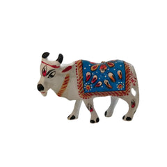Hand-Painted Metal Cow Metal Decorative