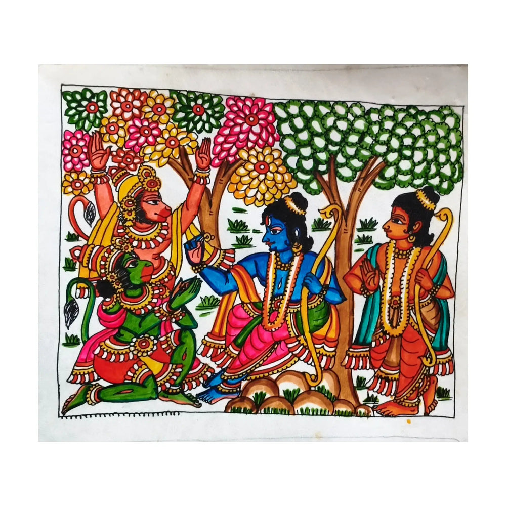 The Enchanted Forest Abode Leather Paintings