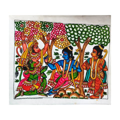 The Enchanted Forest Abode Leather Paintings