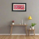 Mewar Miniature - The Sacred Trinity Painting Paintings