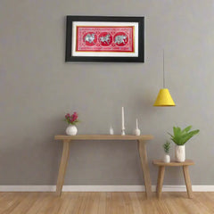 Mewar Miniature - The Sacred Trinity Painting Paintings