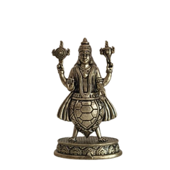 Handcrafted Brass Kurma Avatar Idol – Vishnu Tortoise Form Statue for Puja & Home Decor