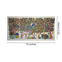 Gond Art Nature’s Shelter - A Village Story