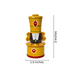 Divine Etikoppaka Balaji Facing – Handcrafted Wooden Folk Art Etikoppaka Lacquerware