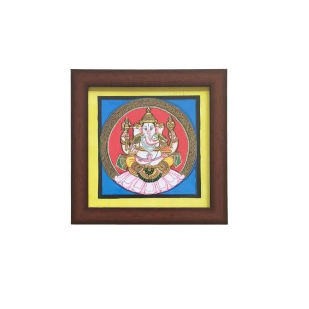 Mysore Ganesh Painting | 22KT Gold Leaf Paintings