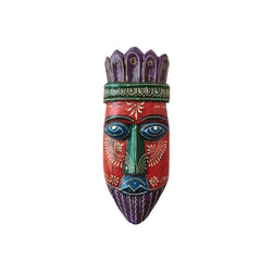 Hand-Painted Human Face Mask Wall Hanging | Artistic Home Accent maruthi handicrafts