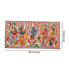 The Enchanting Dance of Krishna Art