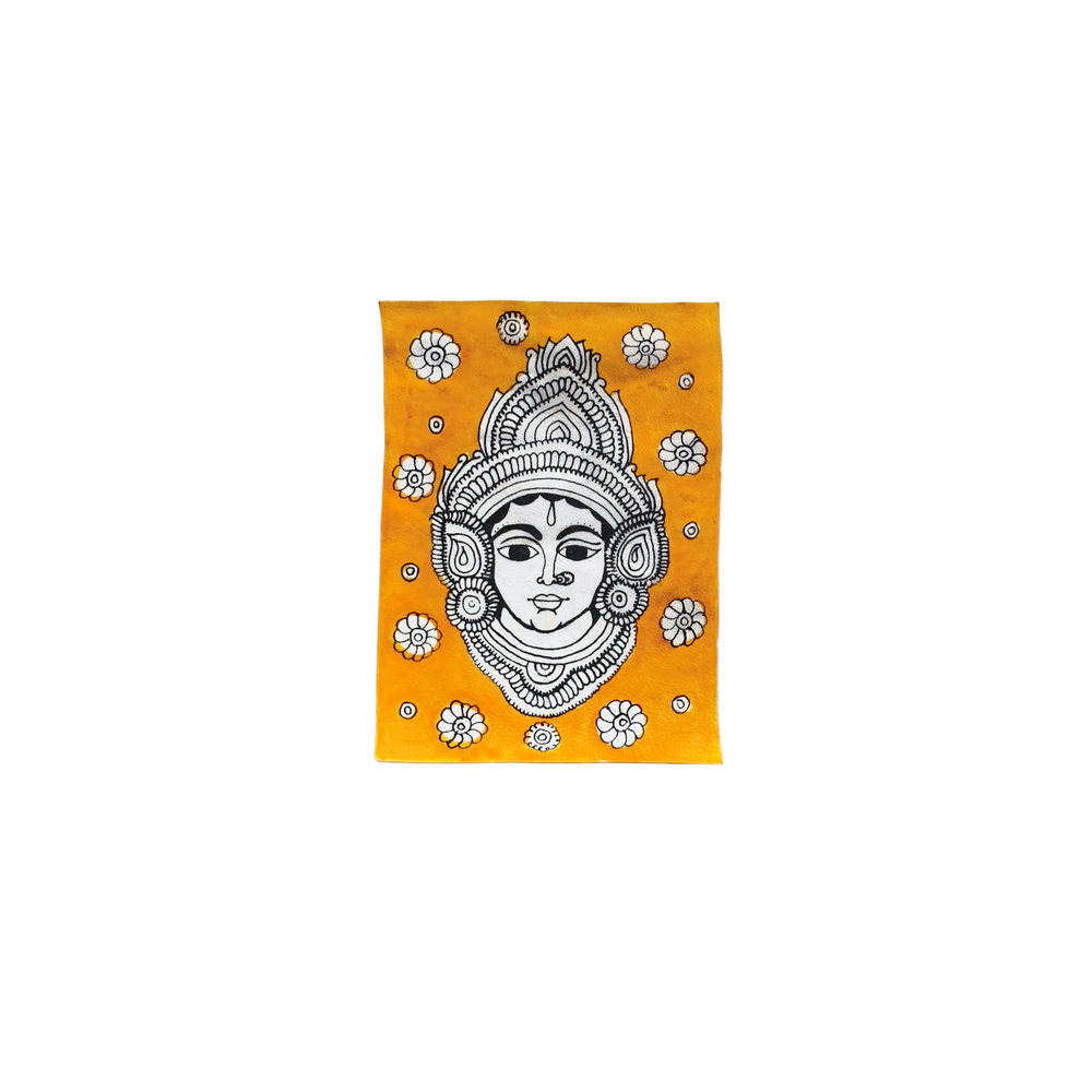 Goddess Art on Leather Leather Paintings