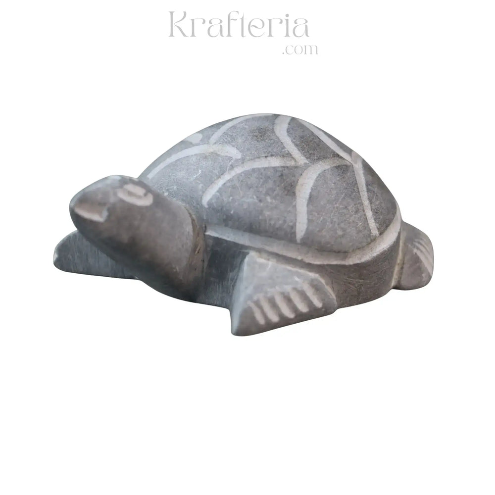 Handmade Soft Stone Tortoise – Vastu Turtle Showpiece Soft Stone