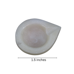 Handcrafted Marble Deepam/DIyas-Perfect for Puja & Home Decor