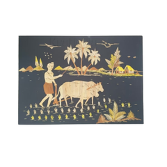 A Day in the Paddy Field Farmer