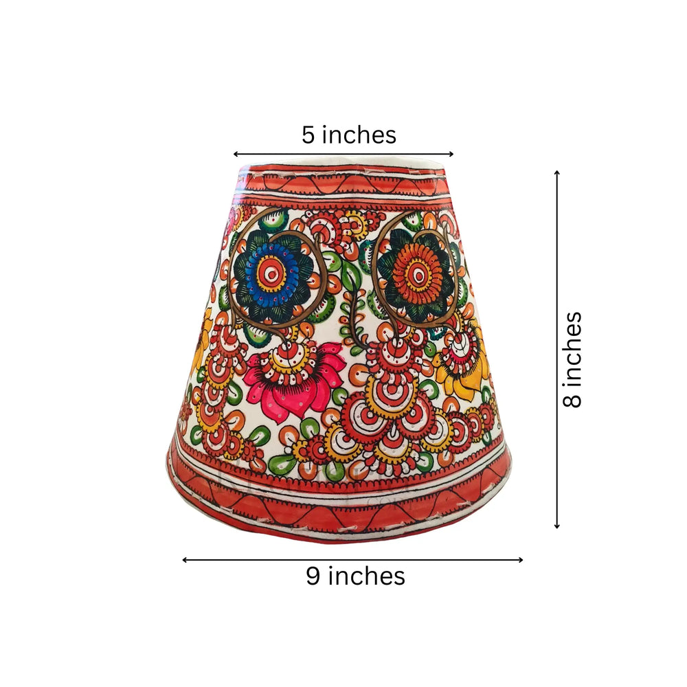 Traditional Leather Shadow Puppetry Lamp – Hand-Painted Decorative Shade | Bed Lamp Leather Paintings