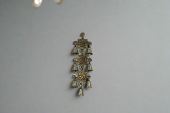 Brass Om Bell Wall Hanging – Perfect for Meditation and Prayer Spaces