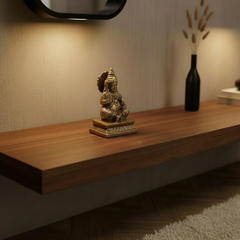 Handcrafted Brass Lord Kubera (Kuberudu) Idol The Celestial Bestower of Wealth and Abundance