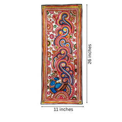 Peacock's Mandala Serenade Leather Art Leather Paintings