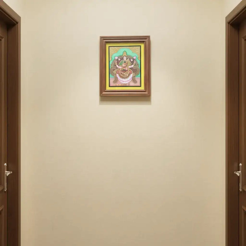 Mysore Laxmi Devi Painting | 22KT Gold Leaf Paintings