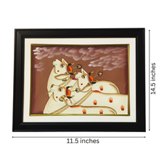 Divine Cows of Vrindavan – Pichwai Miniature Painting