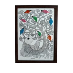 The Chipring Banyan Tree - A Gond Painting