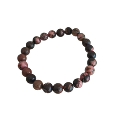 Natural Rhodonite Crystal Healing Bracelet Fashion