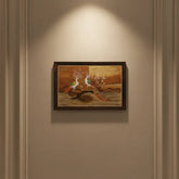 Rosewood Inlay Artwork – Graceful Peacock Motif Handmade Frame Arun