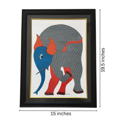 The Regal Elephant – Tribal Expression Paintings