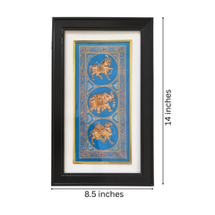 Triumvirate of Royalty Miniature Painting