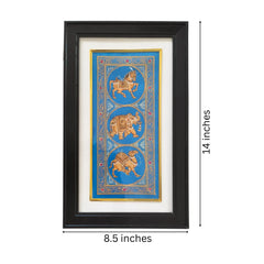 Triumvirate of Royalty Miniature Painting Paintings