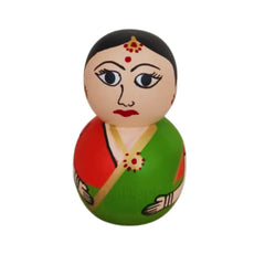 Handmade Wooden Women Peg Doll Wooden Lacquerware&toys