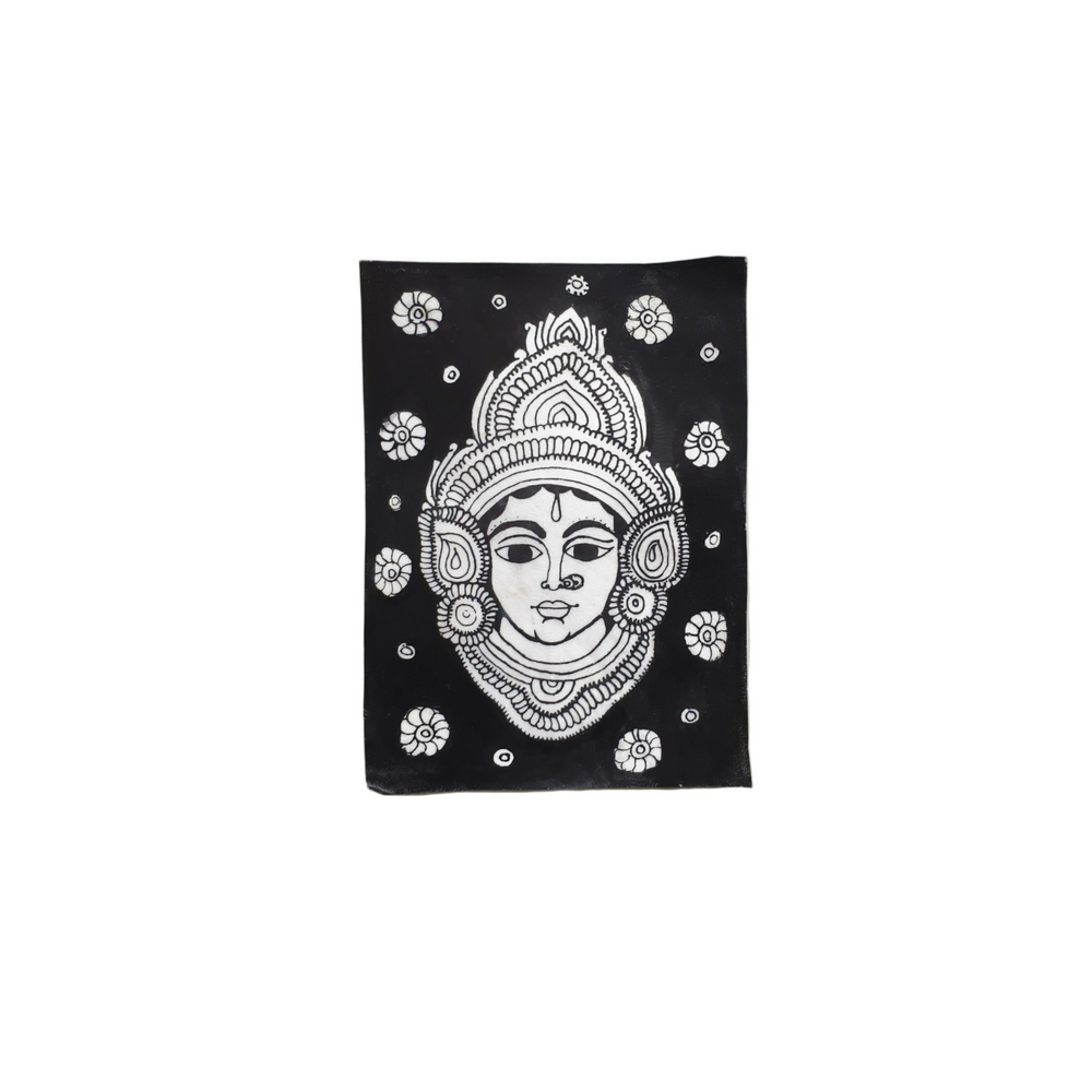 Mystic Divinity on Leather Art Leather Paintings