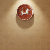Hand-Painted Indian Pichwai Cow Decorative Plate