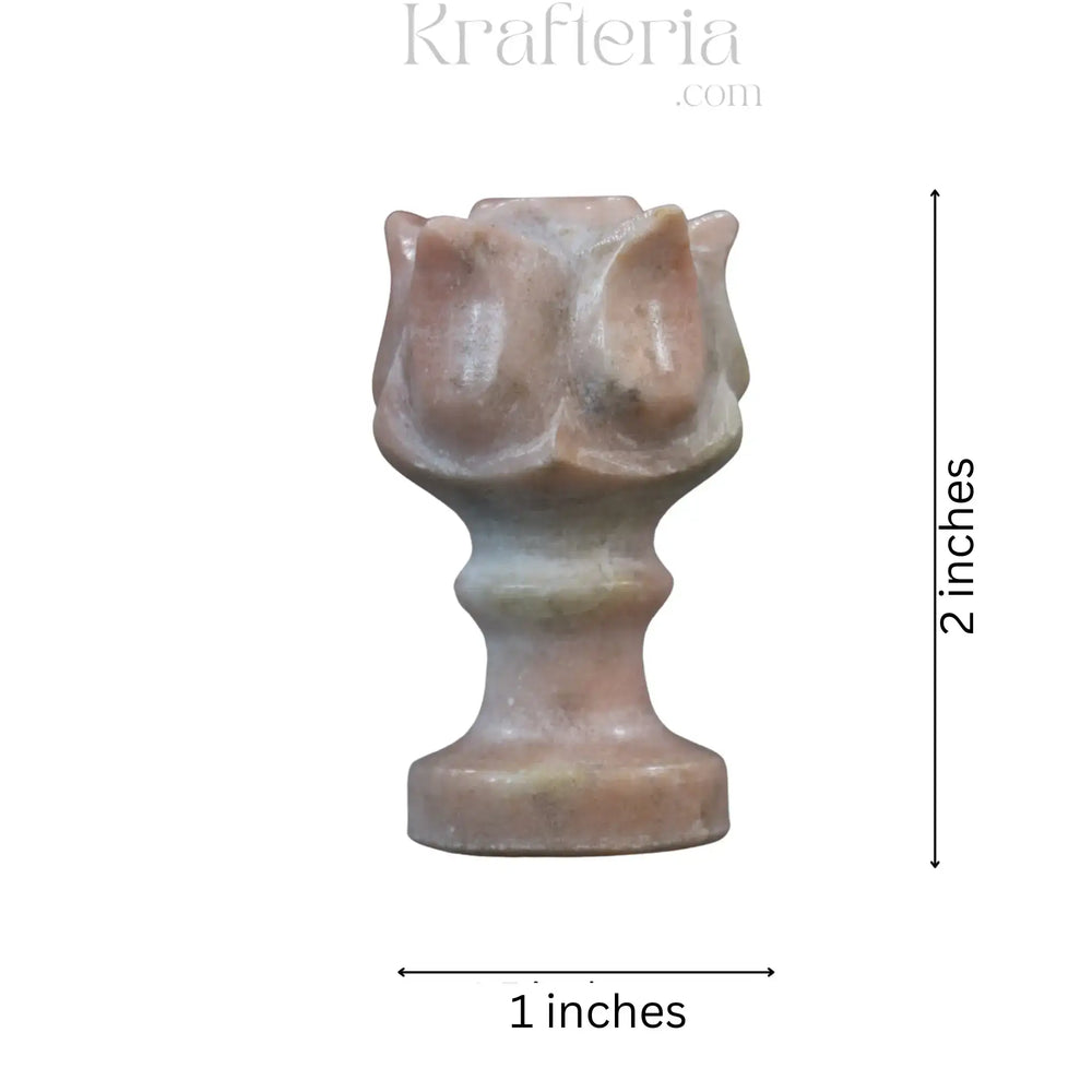 Handcrafted Marble Agarbatti Stand– Natural Stone Incense Holder Marble Soft Stone