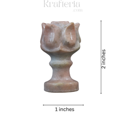 Handcrafted Marble Agarbatti Stand–  Natural Stone Incense Holder