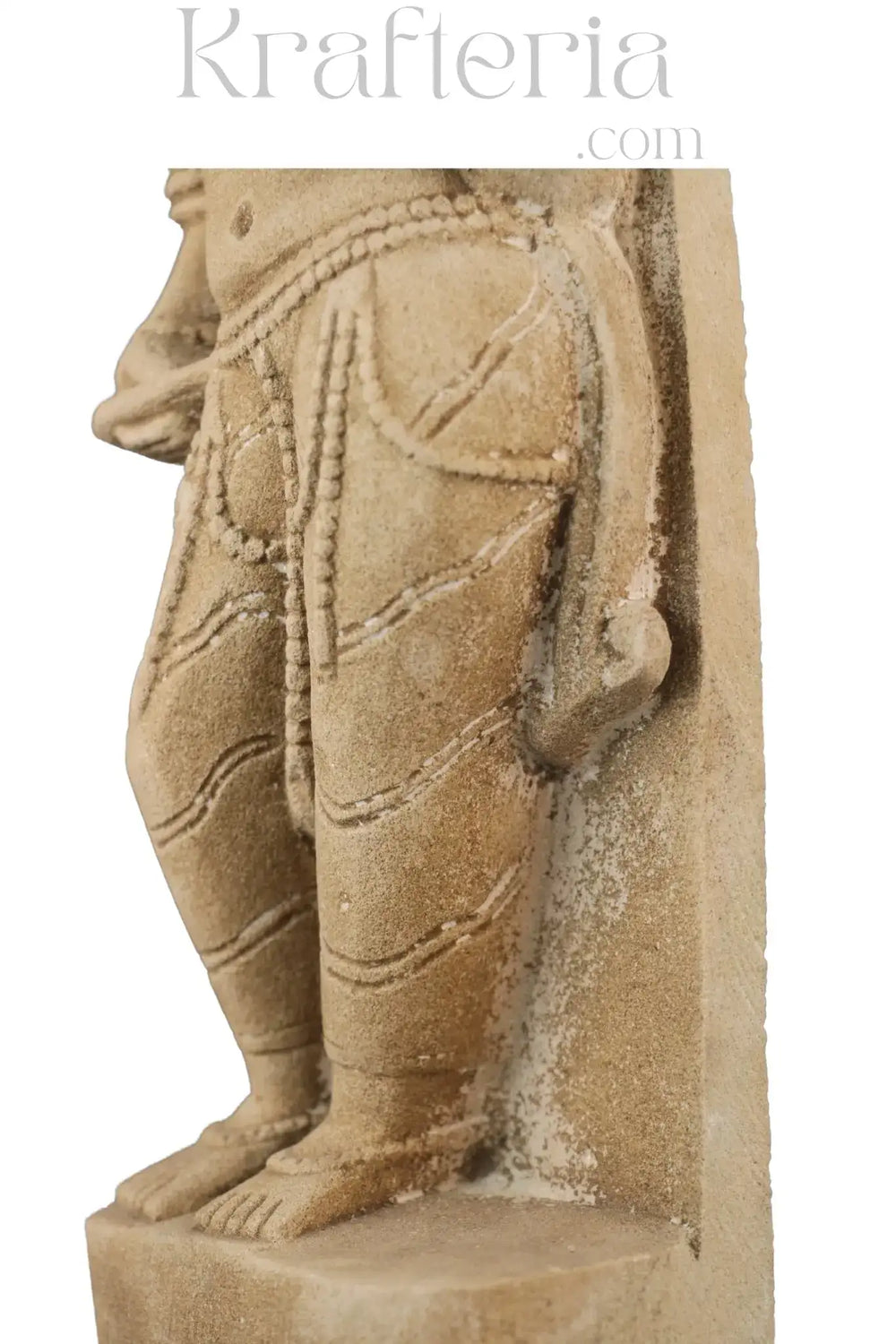 Adornment of the Divine - The Silent Elegance of an Apsara Sand Stone