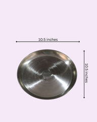 Handcrafted Bronze Plate – Durable and Stylish Tableware