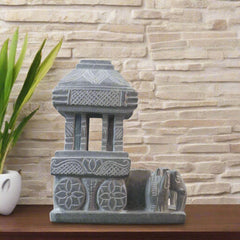 Hampi Stone Chariot Model – Hand-Carved in Soft Stone