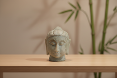 Marble Buddha Face Idol – Serene Meditation Statue for Home Décor Marble