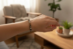 Multi-Color Gemstone Beaded Stretch Bracelet Fashion