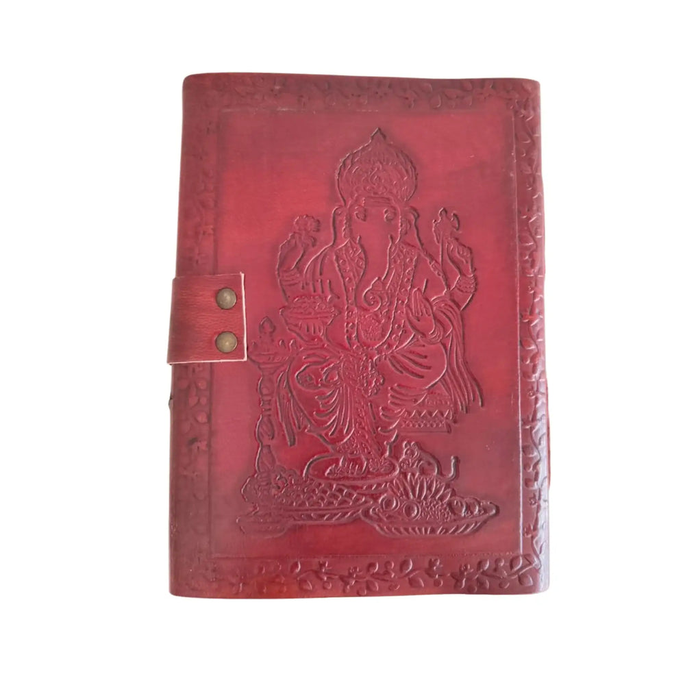 Handcrafted Leather Journal Diary - Perfect for Gifting Wood Decorative