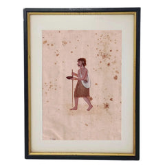 Sadhu - Keeper of Ancient Wisdom Miniature Painting Paintings