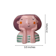 Decorative Girl Pen Stand – Cute & Functional Desk Accessory