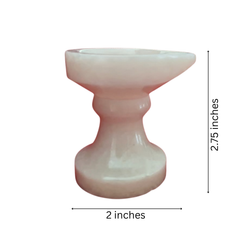 Handcrafted Marble Deepam/DIyas-Perfect for Puja & Home Decor Marble Soft Stone