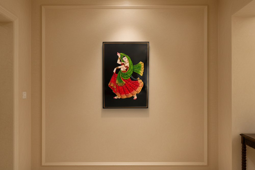 Spiritual classical dancer Nirmal wall art