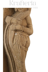Ancient Figure Arranging Her Tresses