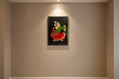 Cultural classical dance theme Nirmal painting