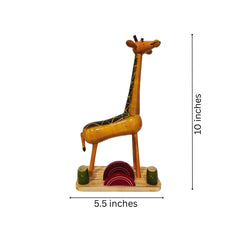Etikoppaka Wooden Giraffe Toy
