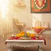 Solid Brass Shri Yantra (Shree Chakra) Meru | Auspicious Pooja & Vastu Prosperity Symbol Brass Ware