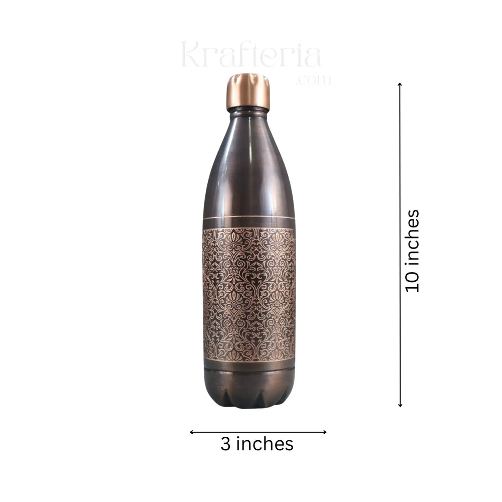Ayurvedic Copper Water Bottle – Inspired by Ancient Healing Wisdom Brass Ware
