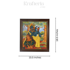 Radha Madhavam – A Kerala Mural Celebration of Devotion